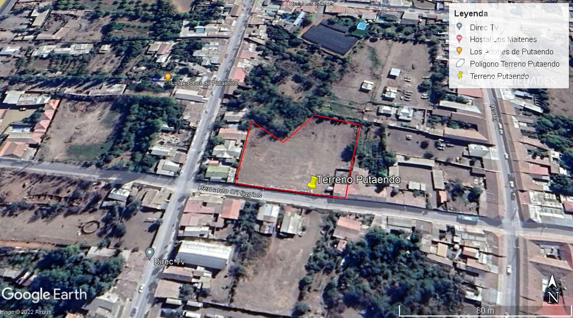 SE VENDE TERRENO COMERCIAL EN EL CENTRO DE PUATENDO, SAN FELIPE